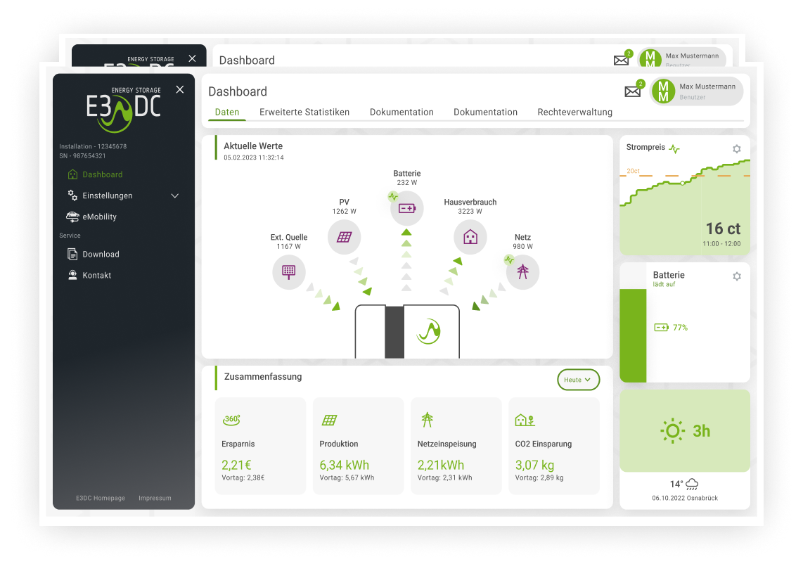 E3/DC Kundenportal